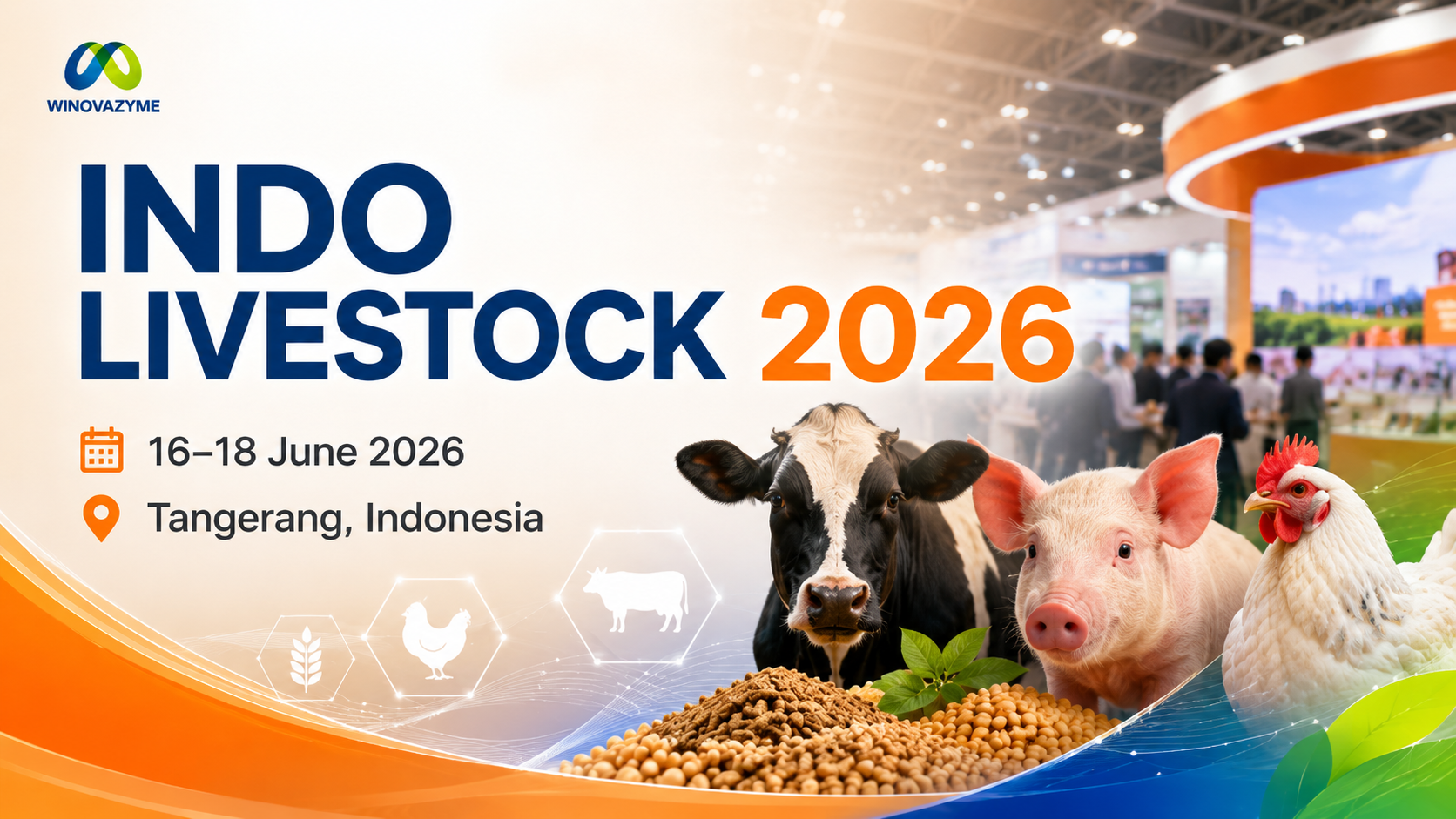 INDO LIVESTOCK 2026 exhibition banner